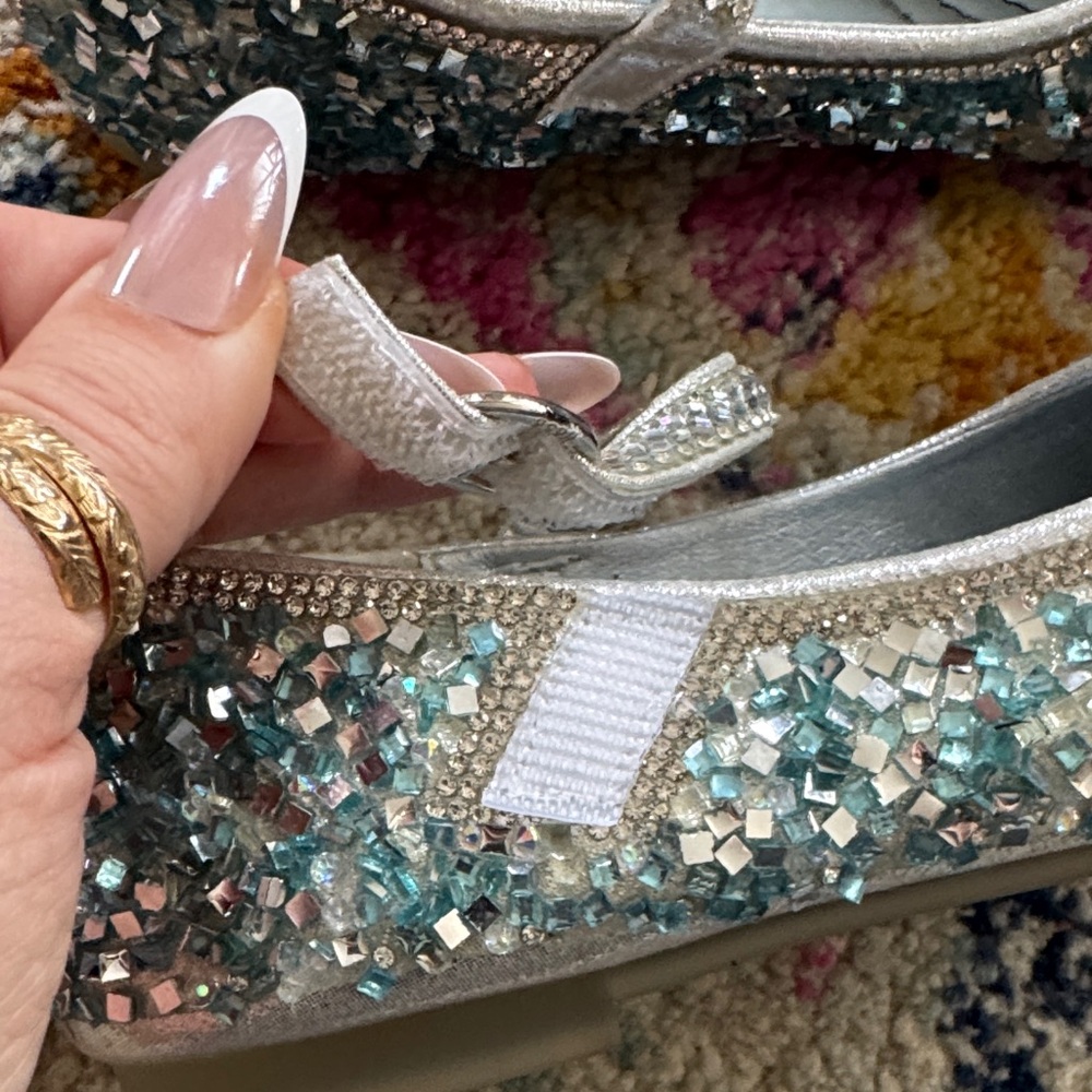 Frozen Elsa Glitter Kids Shoes - Picture 4 of 7